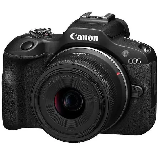 Câmera Digital Canon EOS R100 24.1MP 3.0" Lente RF-S 18-45MM IS STM - Nova na caixa!