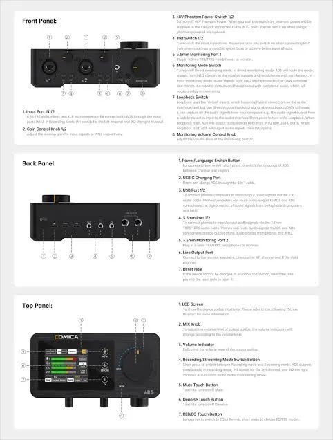 Interface de audio Cômica Linkflex AD5 - Foto 5