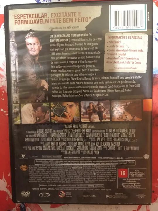 DVD Diamantes de Sangue - Foto 2