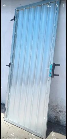 Portão novo GALVANIZADO de 210x90