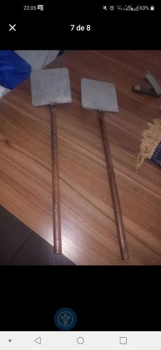 Carrinho pizza esfiha com rodinha transporteí - Foto 6