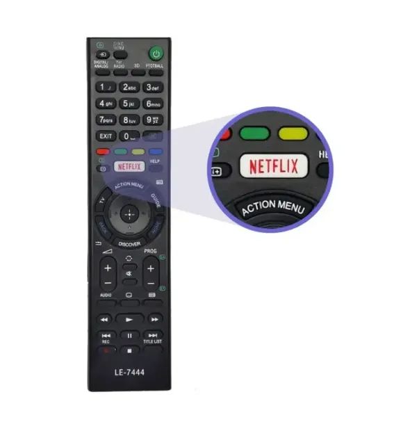 CONTROLE REMOTO PARA TV SMART SONY LELONG LE-7444