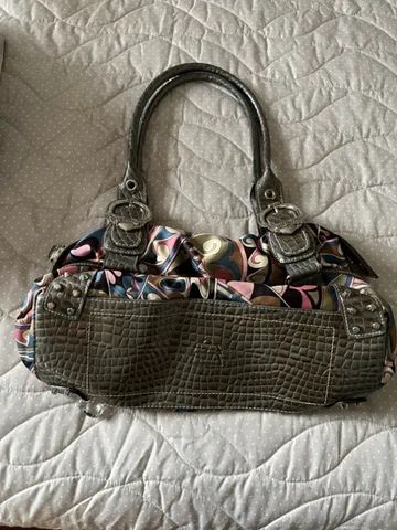  Bolsa de ombro, estampa floral, Marca Kethy Van Zeeland nova e maravilhosa - Foto 6