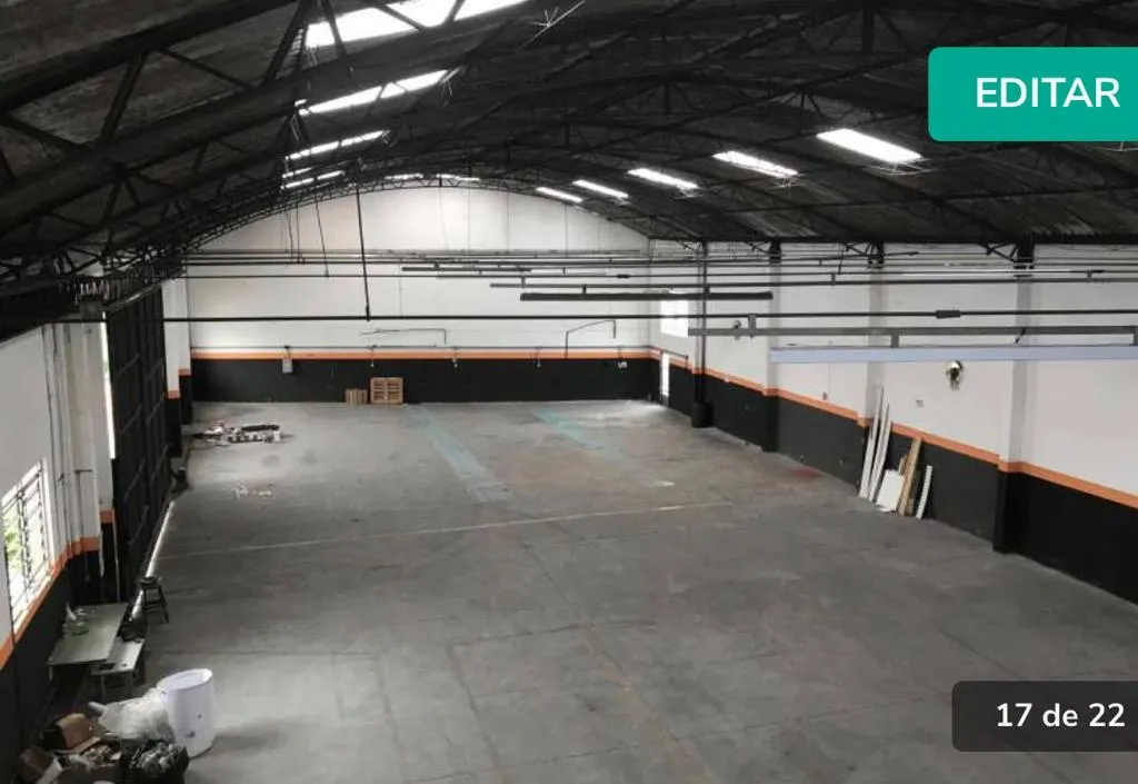 Galpão condomínio fechado vila prudente 1200m2 pé direito 8 m vão livre !!