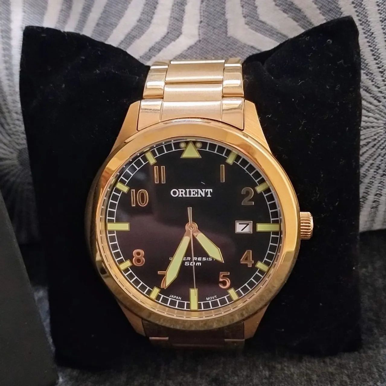 Relógio Orient Dourado - Foto 4
