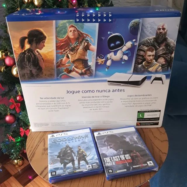 PS5 PlayStation 5 DISC LACRADO + TLOU II + GOW RAG | COM Leitor de Disco - c/ NF - Foto 6