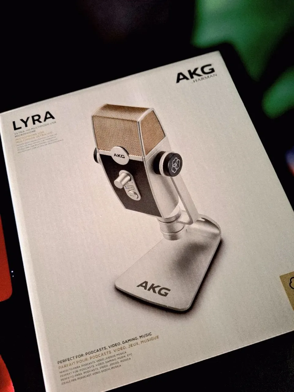 Microfone AKG Lyra Ultra-HD Multimode USB