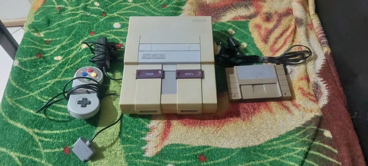 Super nintendo completo com 1 jogo