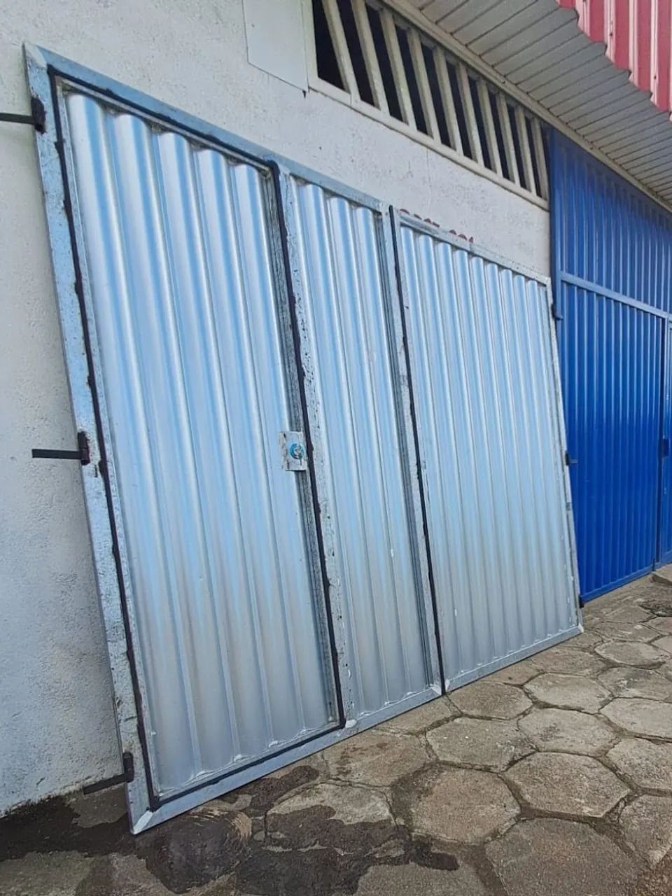 Portão novo galvanizado para garagem  - Foto 2