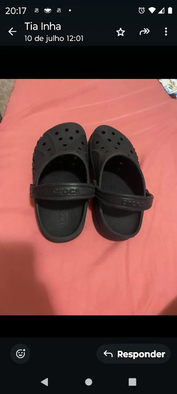 Crocs Infantil - Preto