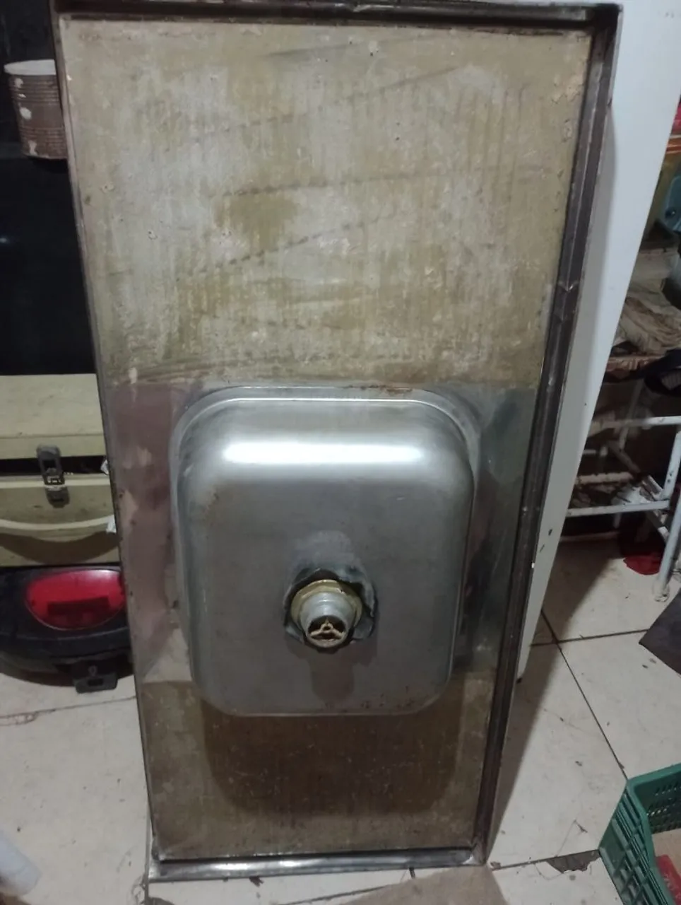 Pia de cozinha em aço inox