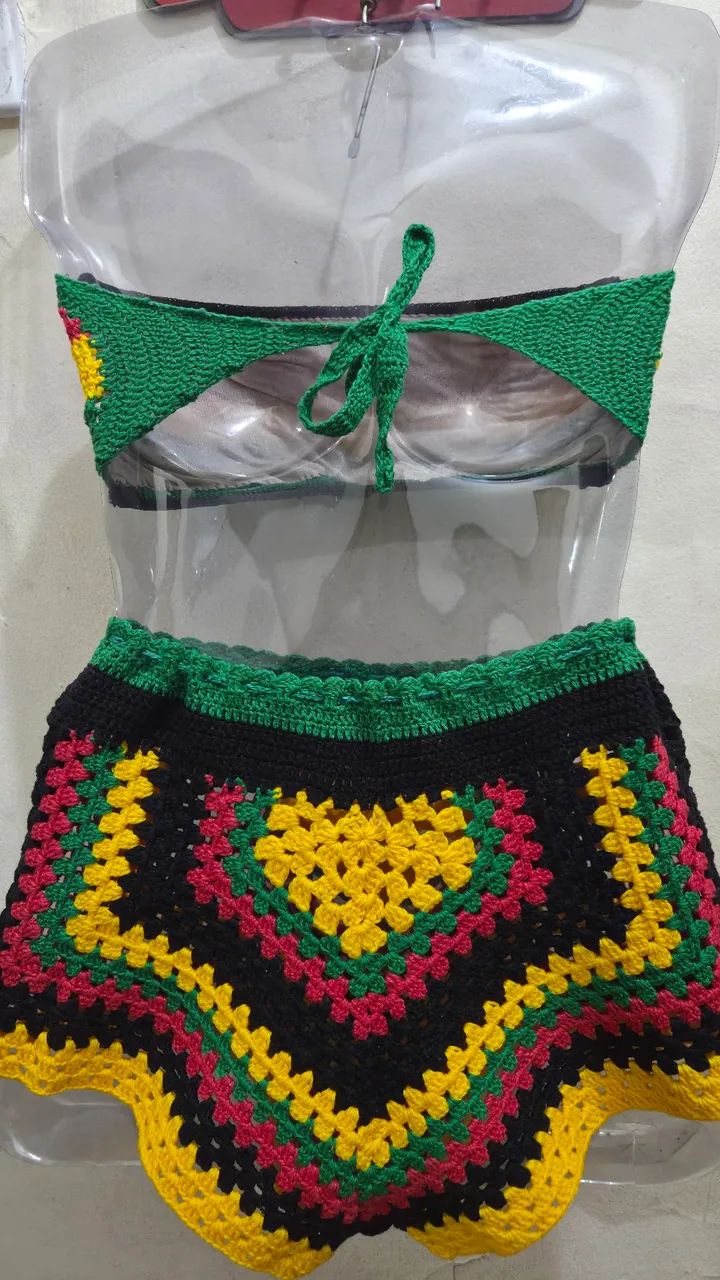 Conjunto de crochê  - Foto 2