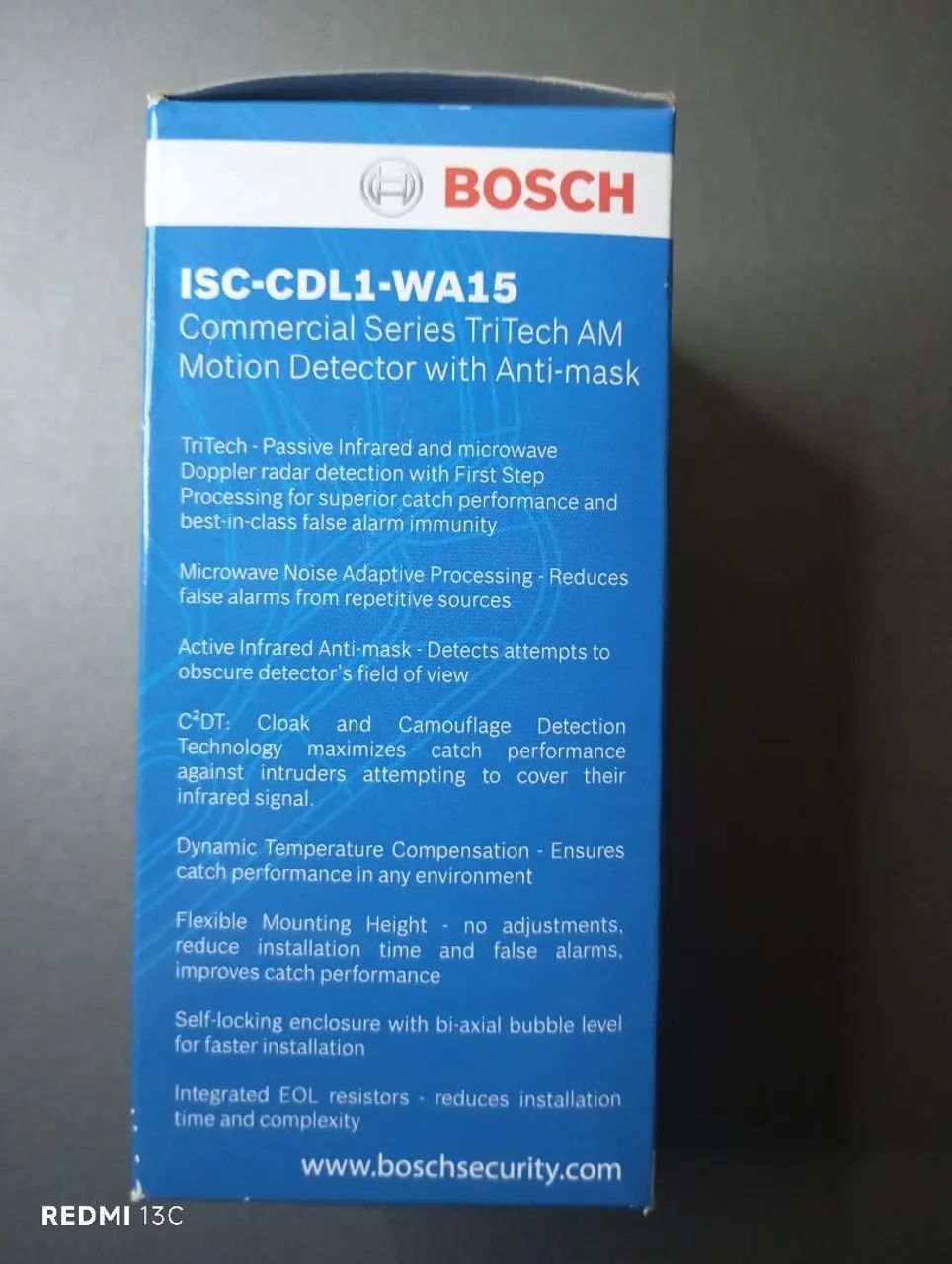 Sensor De Presença Ivp Bosch Tritech Isc-cdl1-wa15g Antimask - Foto 4