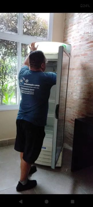 Carga de gás geladeira  e freezer  - Foto 5