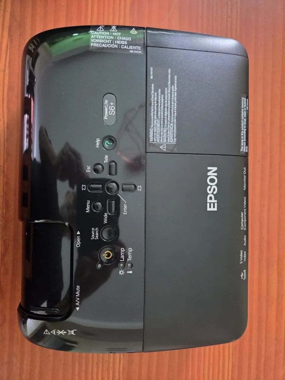 Projetor Epson PowerLite S6+