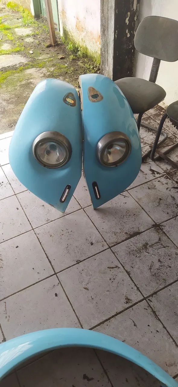 Par Paralamas  Dianteiros VW Fusca - Foto 2