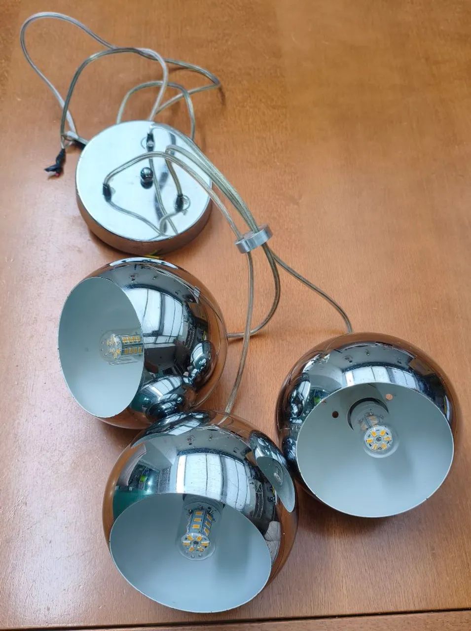 Lustre de teto com 3 lâmpadas  - Foto 2
