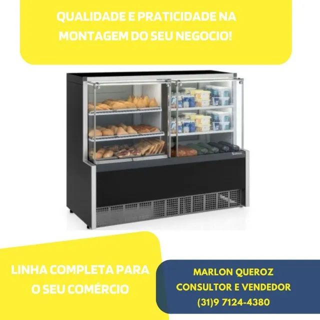 Balcão Refrigerado / Estufa Gelopar Novo