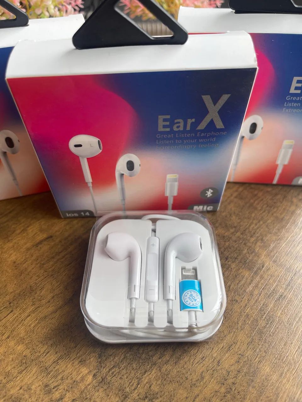 Fone Com Fio IoS Sem Adaptador Plug Direto no Aparelho - Foto 2