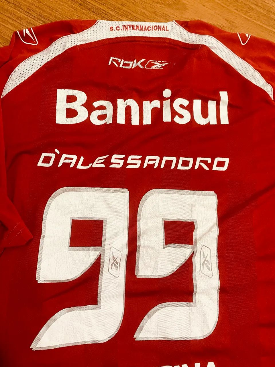 CAMISA SC INTERNACIONAL DALESSANDRO #99 ANO 2008 - Foto 2