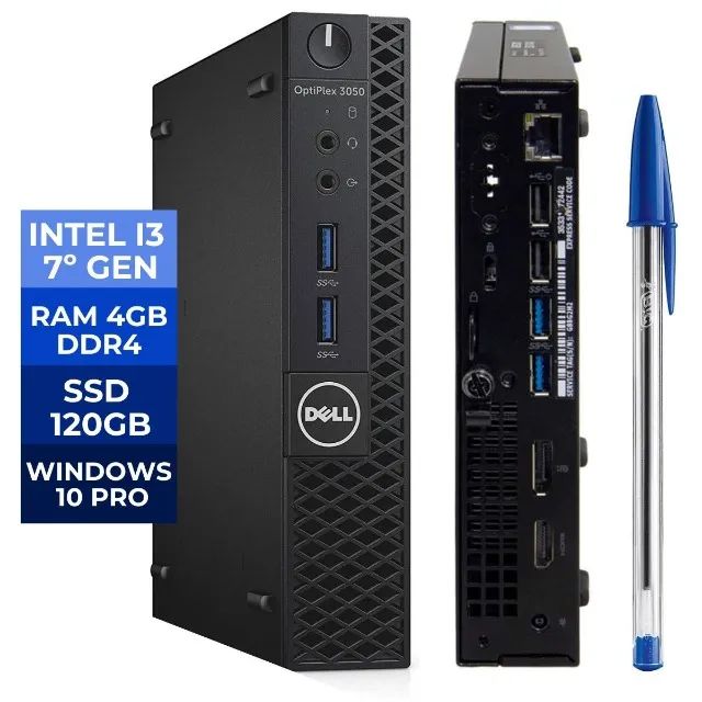Pc Computador - Mini Optiplex 3050 I3 7th