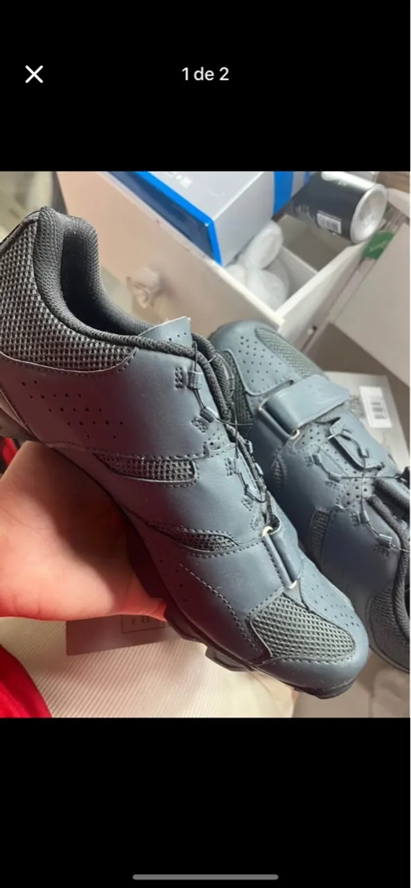 Sapatilhas de Ciclismo Azul - Conforto e Performance