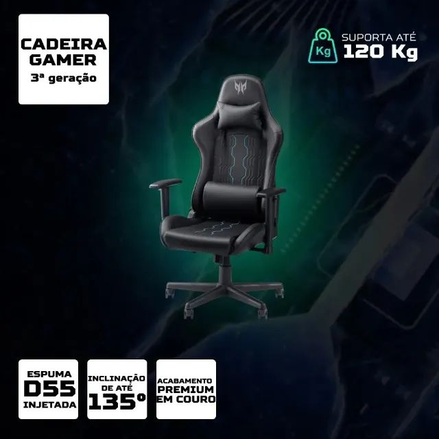 Cadeira Gamer Predator PGC330 Acer - Foto 4