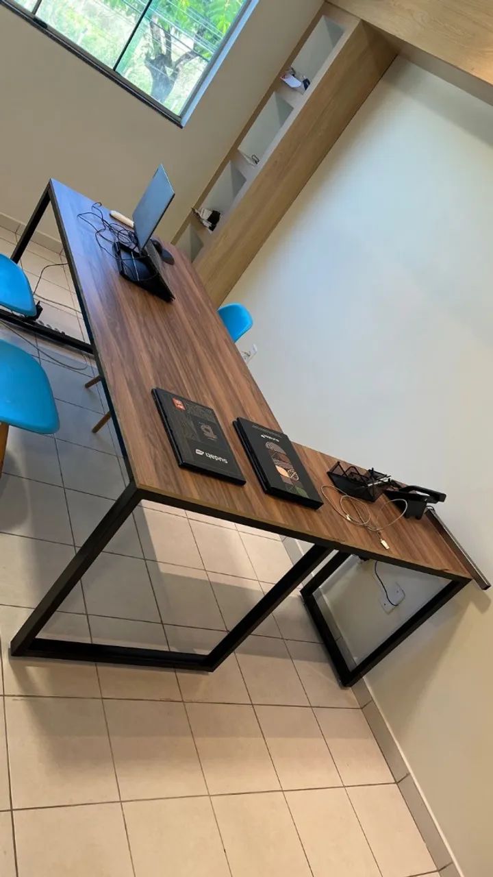 Mesa industrial em L / mesa para escritório 65153864623618120