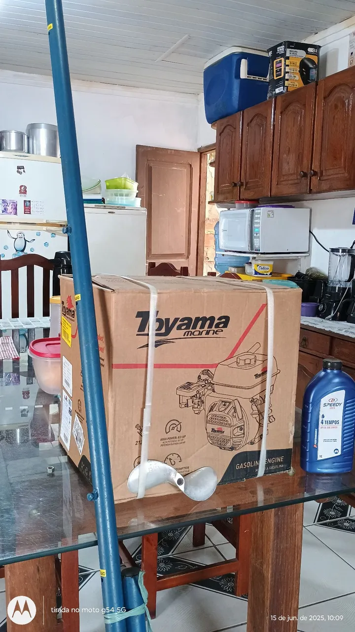 Motor toyma 8hp completo Elise eixo óleo,tudo zero,com nota fiscal.