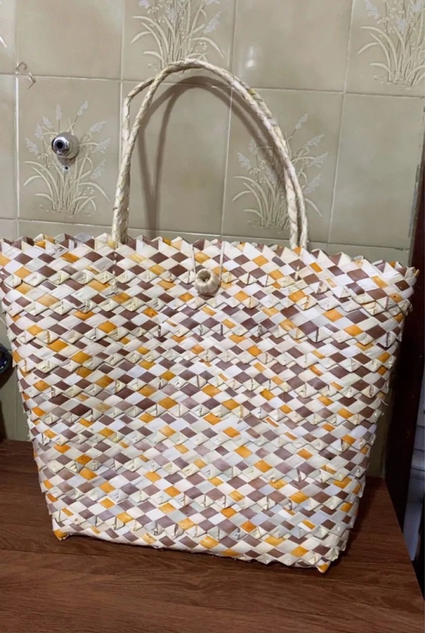 Bolsa artesanal de praia - Foto 3