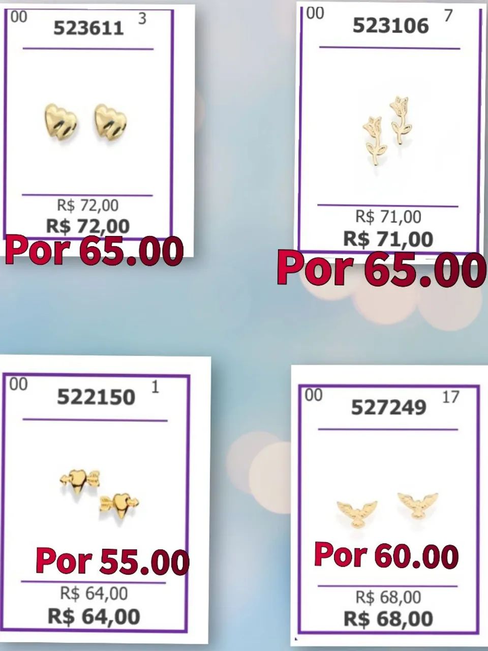 Pingentes Folheados a Ouro por R$60 ou R$70! - Foto 4
