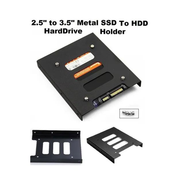Adaptador Suporte Ssd Hd 2.5 Para Baia 3.5 - Foto 4