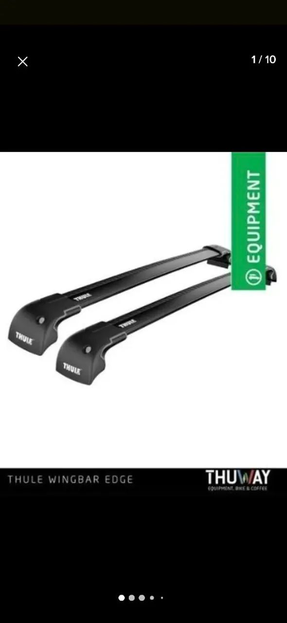 Rack Para Honda Hr-v Thule Wingbar 9595 Preto