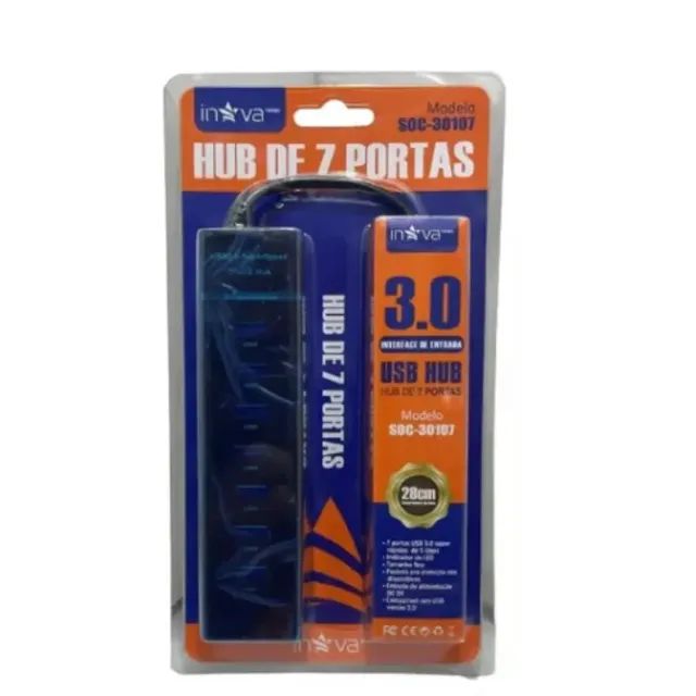 Hub Usb 7 Portas Inova 3.0