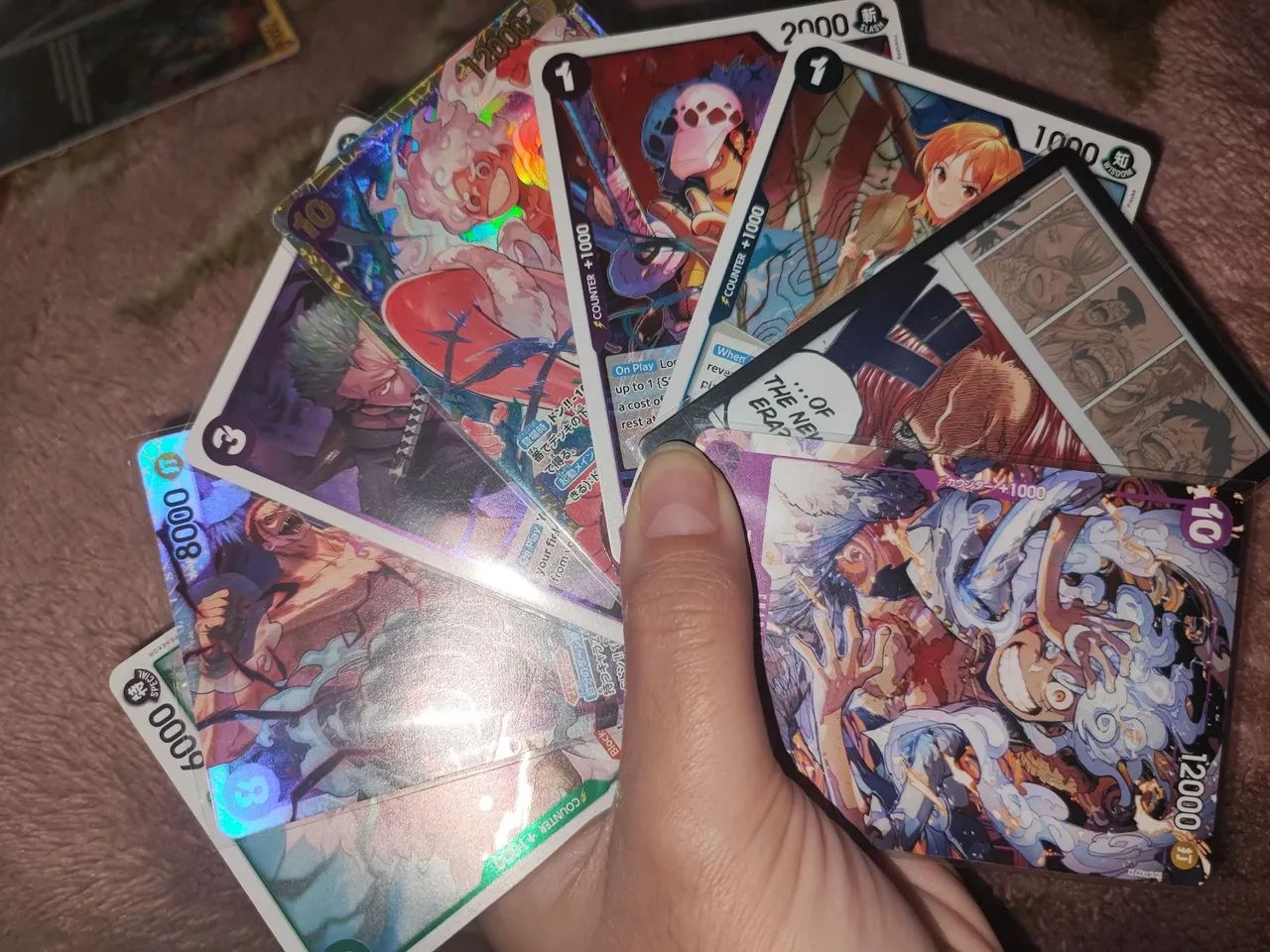 Kit/4 Cartas One Piece TCG - Foto 2