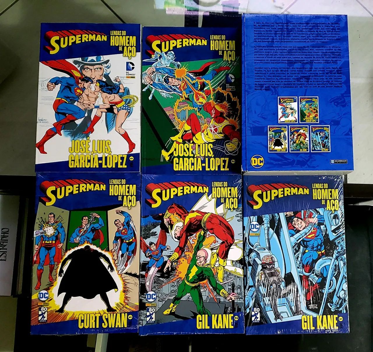 HQs Superman - Lendas do Homem de Aço + poster 