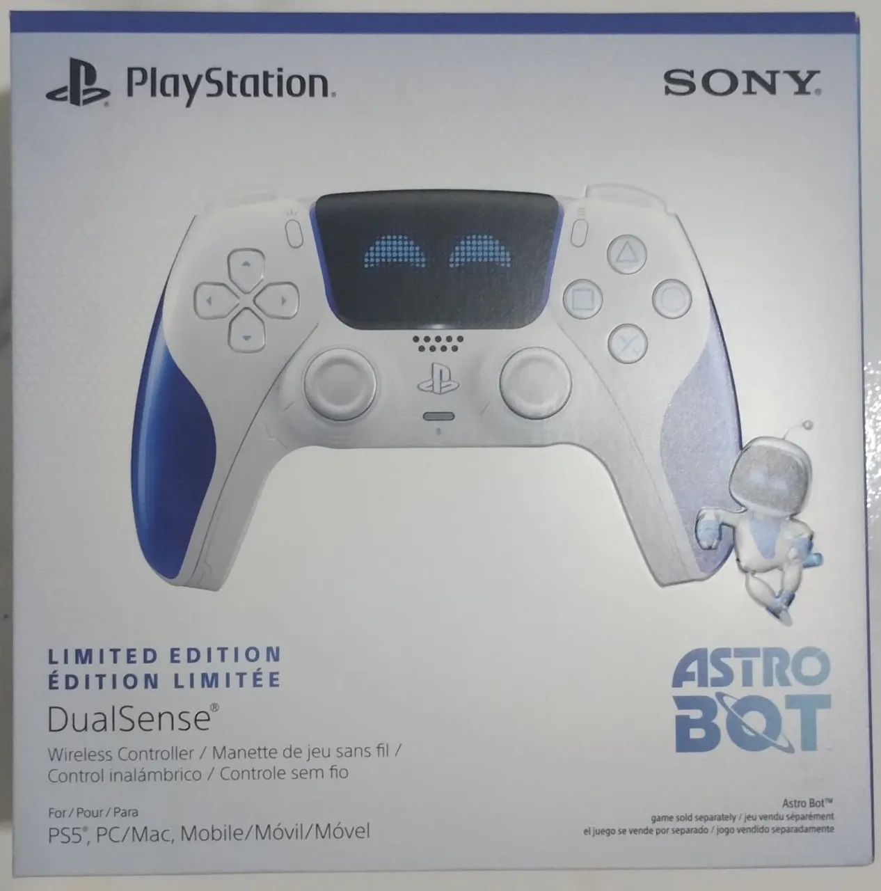 Controle lacrado astro bot ps5