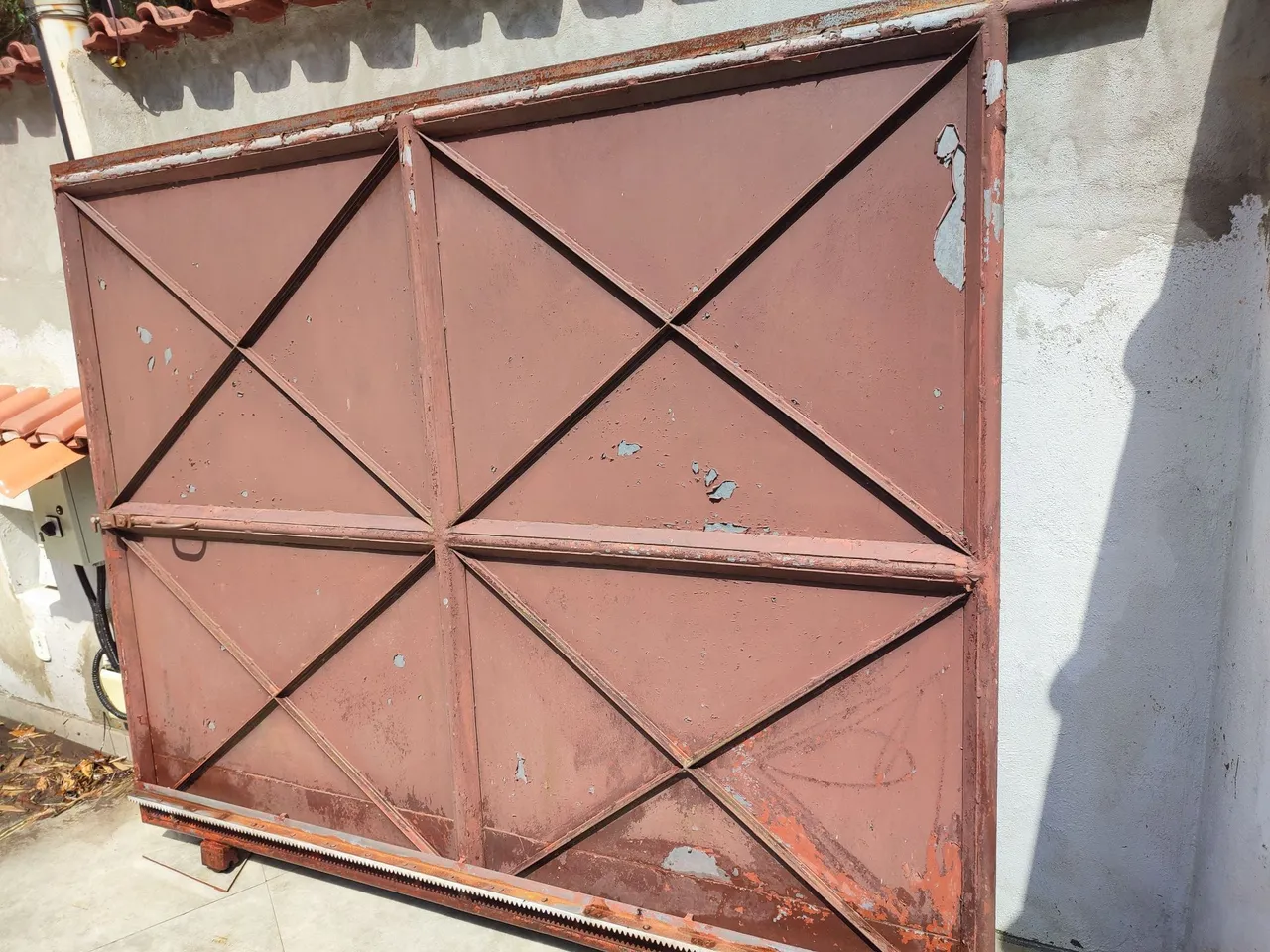 Portão de garagem 2,30x1,94m