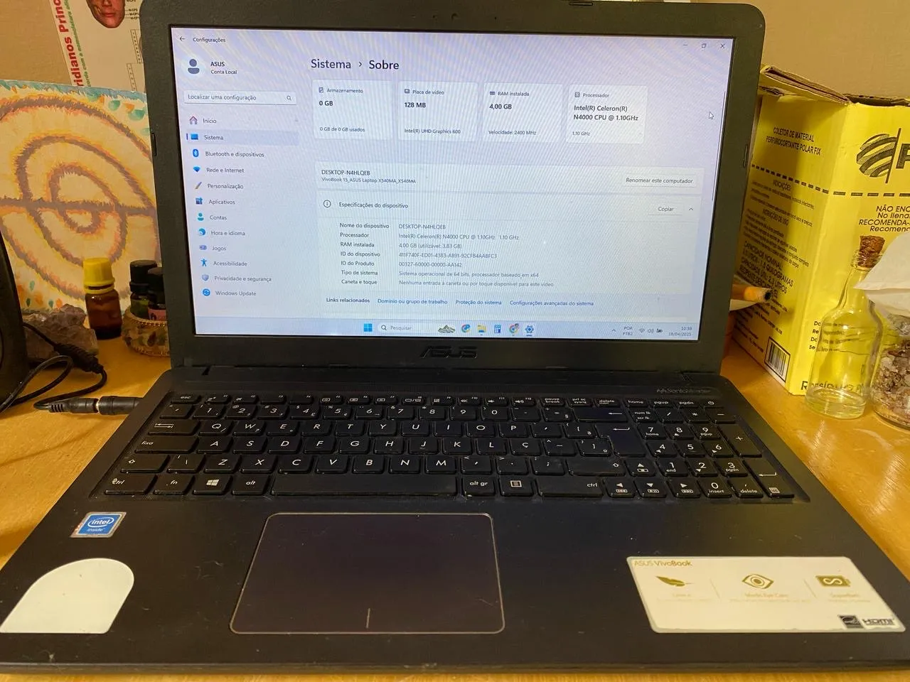 Notebook Asus VivoBook 15 X540MA