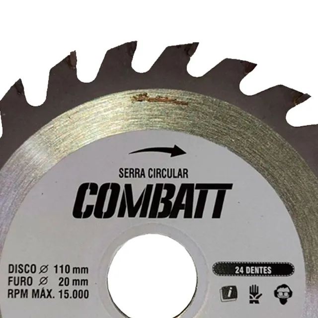 DISCO SERRA CIRC 4.3/8 24DT BOMCORTE - Foto 2