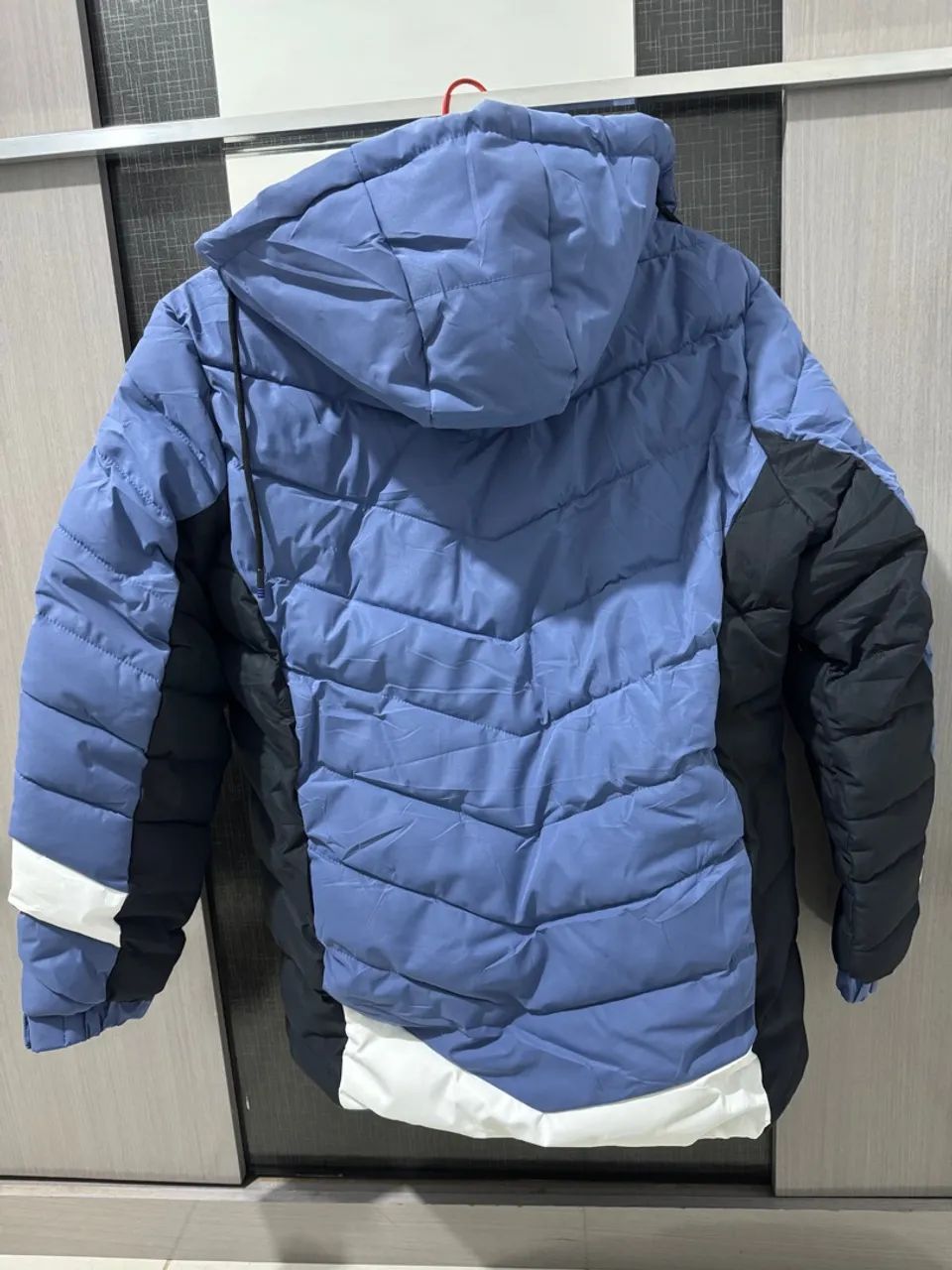 Jaqueta Masculina Arnold - Azul, Preto e Branco - Foto 3
