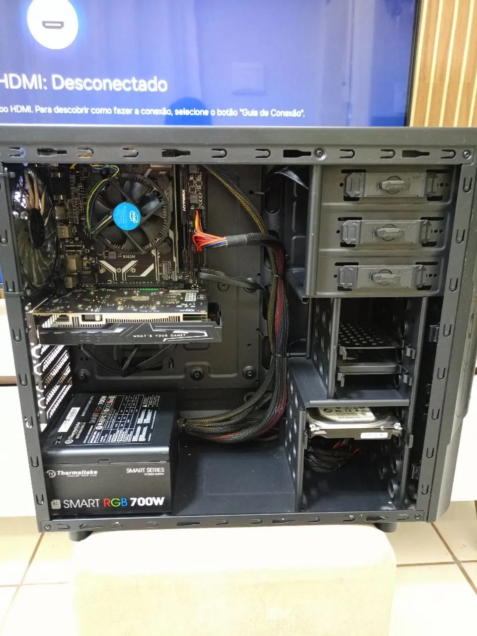 PC Gamer i3 8100, 12gb DDR4, SSD 500gb e GTX 1650. - Foto 2