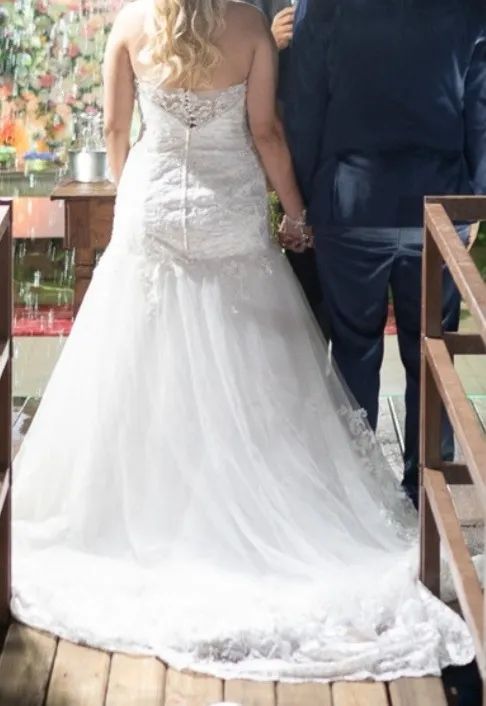 Vestido de noiva Semi sereia  - Foto 4