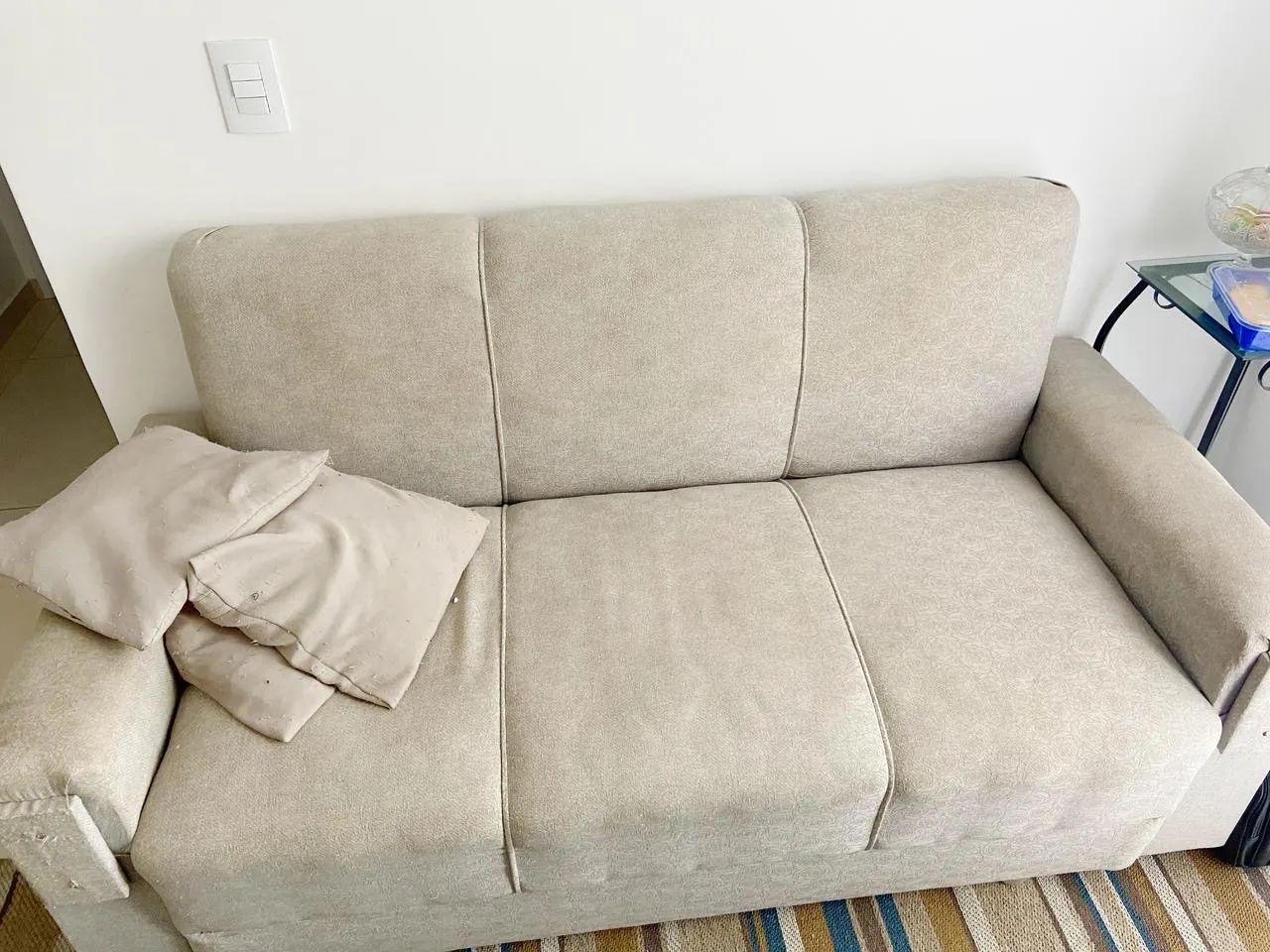 Sofá 3 lugares em ótimo estado