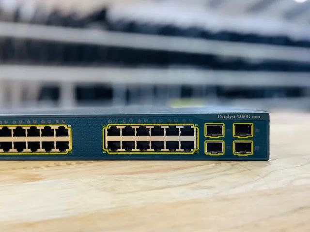 Switch Cisco Ws-c3560g-24ts-s Gerenciável 24 Portas 10/100/1000 + 4 Sfp - Foto 4