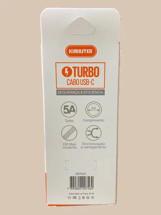CABO TURBO USB-C 20W KIMASTER - CB752C | RESISTENTE, RÁPIDO E SEGURO - Foto 2