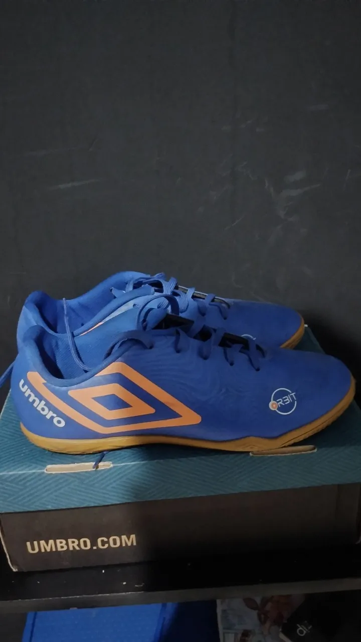 Tênis de futsal Umbro Orbit Azul - Original