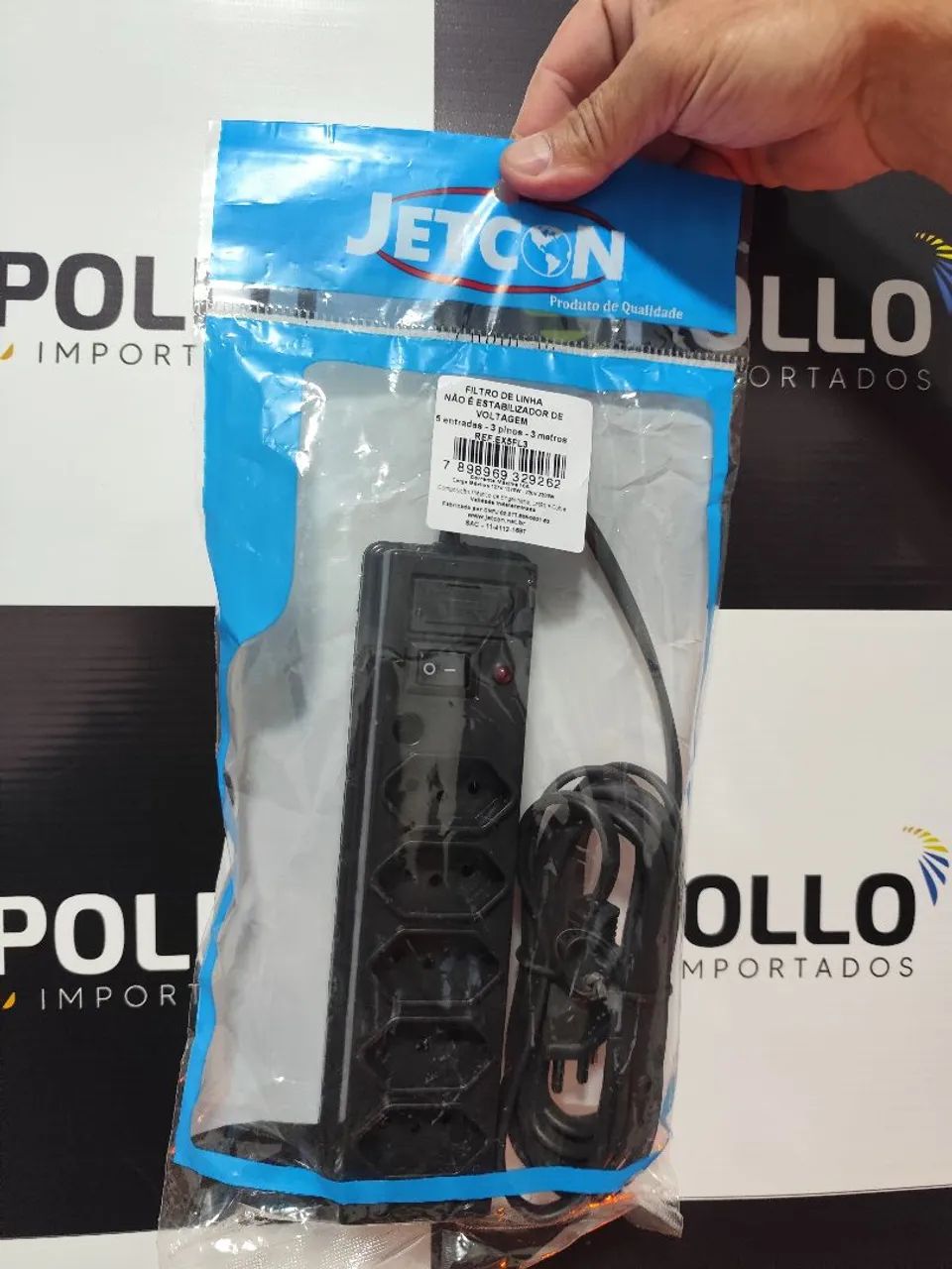 Extensão Elétrica com Interruptor e Fusível 3 metros  - Foto 2