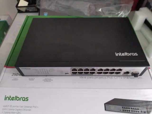 Switch 16 portas Intelbras SF 1811 Poe - Foto 5