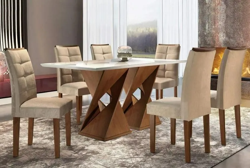 Mesa de jantar sem as cadeiras
